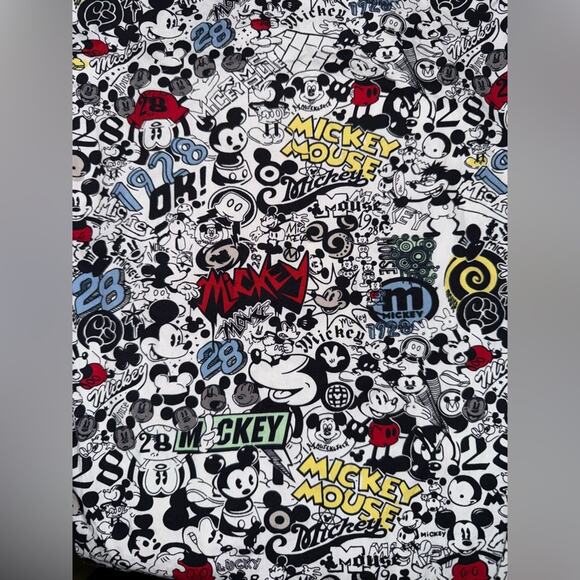 UEC DISNEY PARKS Lounge Pants Mickey Mouse Through The Years 100% COTTON SZ M - Picture 4 of 10